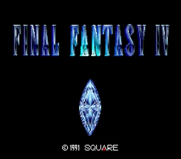 Final Fantasy IV (Japan) (Rev 1) screen shot title